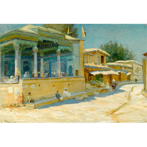 Outside the Mosque